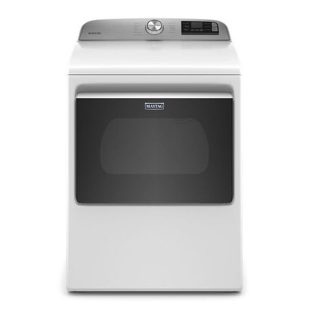 MAYTAG Smart Capable Top Load Electric Dryer with Extra Power Button - 7.4 cu. ft. MED6230RHW