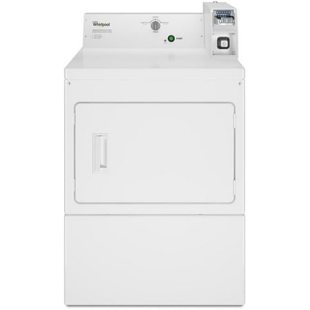 CGM2745FQ Whirlpool Commercial 7.4 cu. ft. Coin Operated Gas Dryer in White