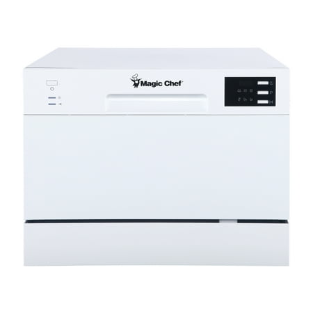 Magic Chef Energy Star 6-Place Setting Countertop Dishwasher