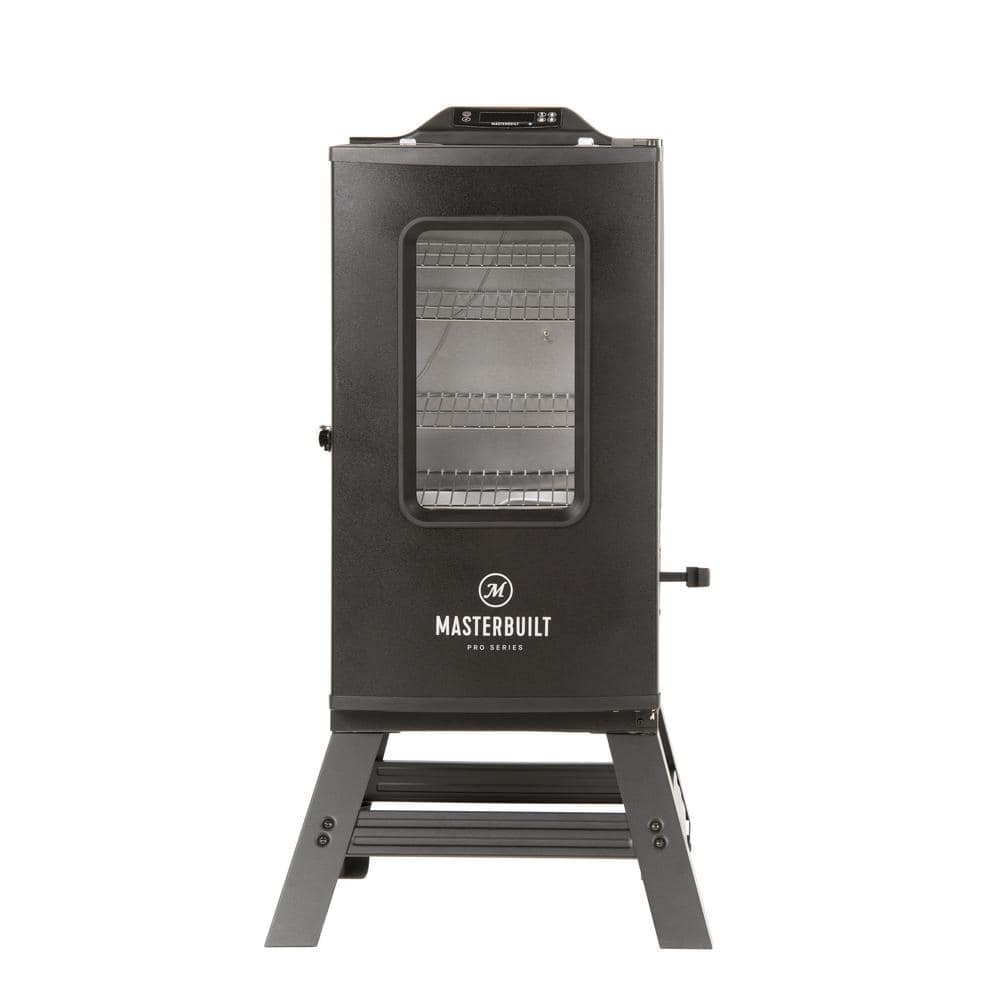 Masterbuilt 30 in. Digital Electric Smoker with Bluetooth and Broiler in Black